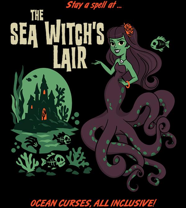 teeVillain: Sea Witch Lair
