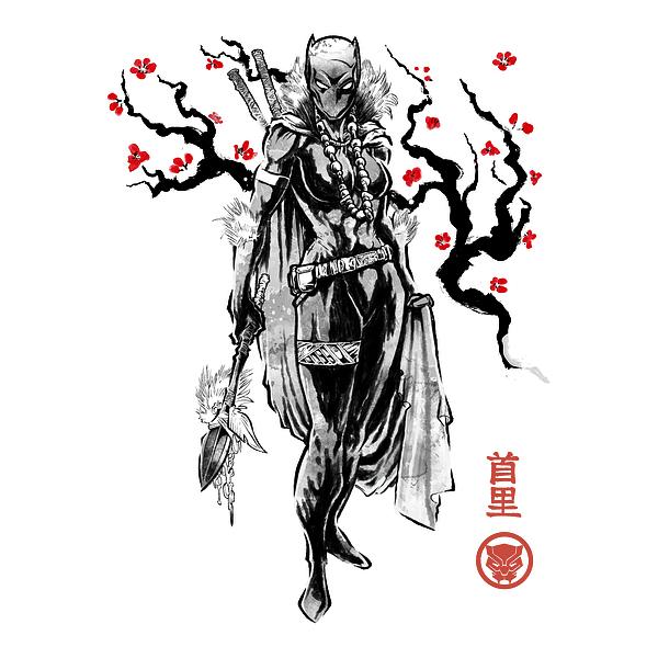 NeatoShop: The Panther Princess Sumi-E