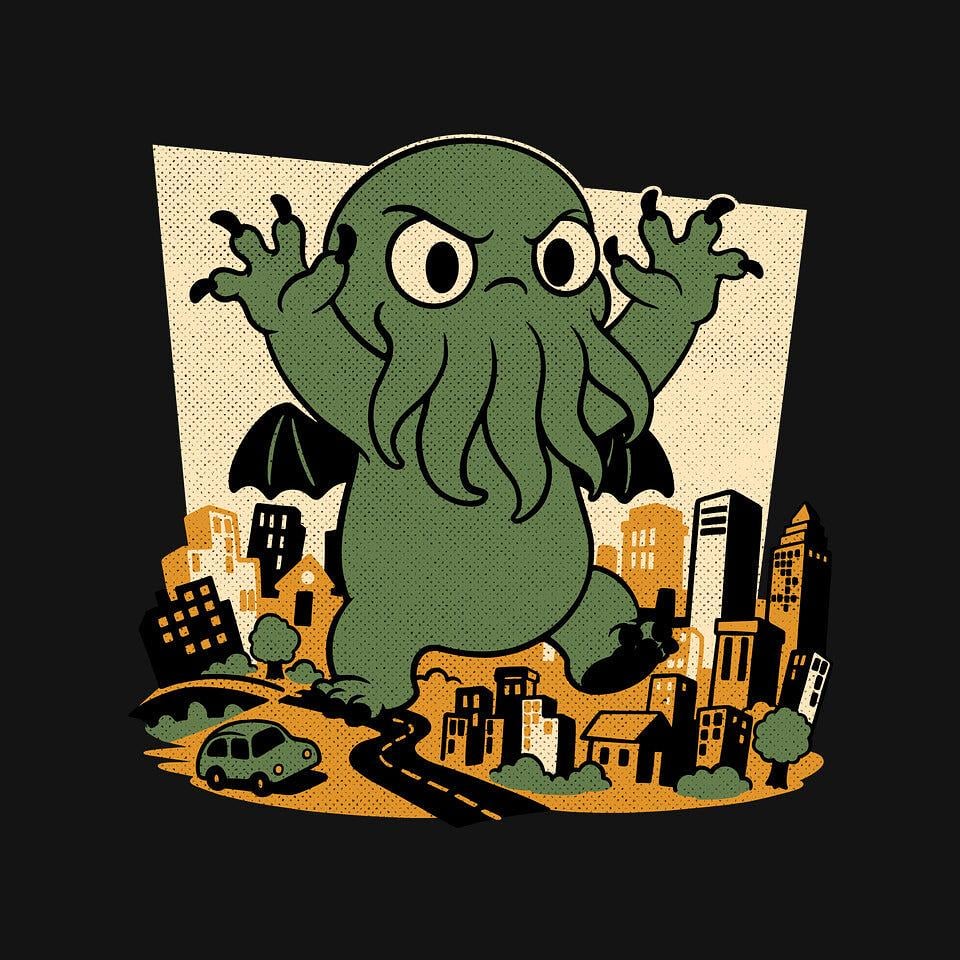 TeeFury: Cthulhu City Destruction