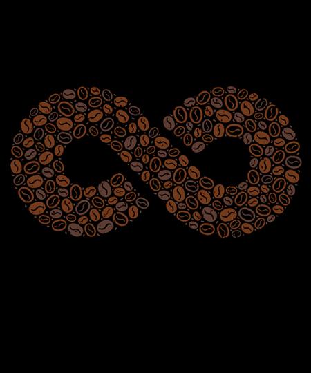 Qwertee: Coffee Beans Infinity Symbol