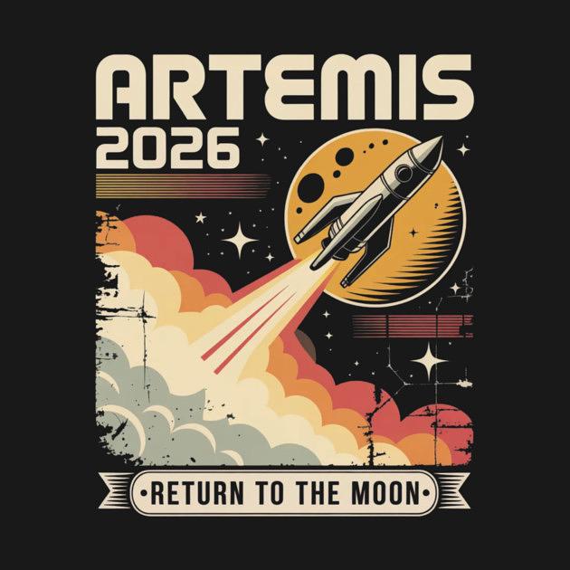 TeePublic: Artemis-moon-mission