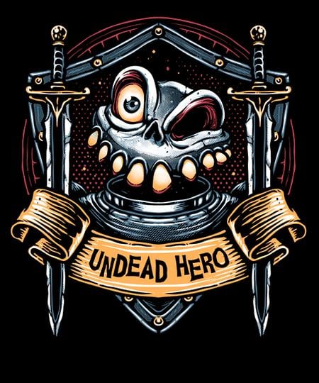 Qwertee: The Undead Hero