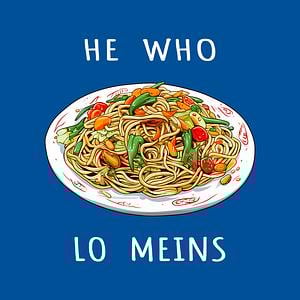 Graphic for He Who Lo Meins Hoodie