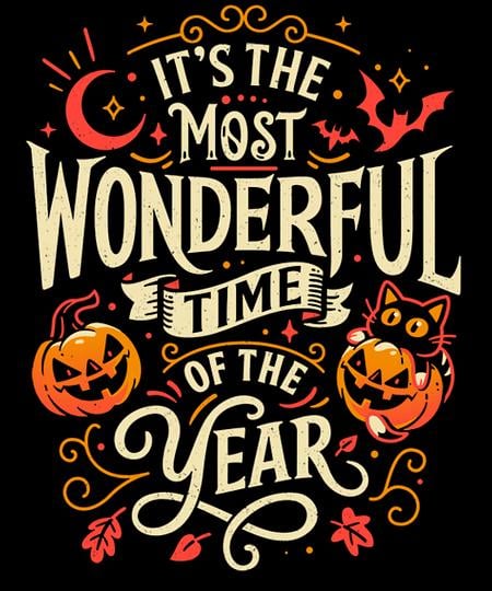 Qwertee: Spooky Wonderful Time