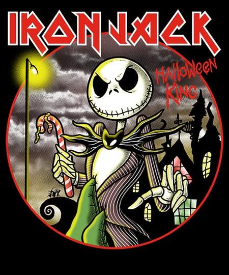 Qwertee: Iron Jack Halloween King