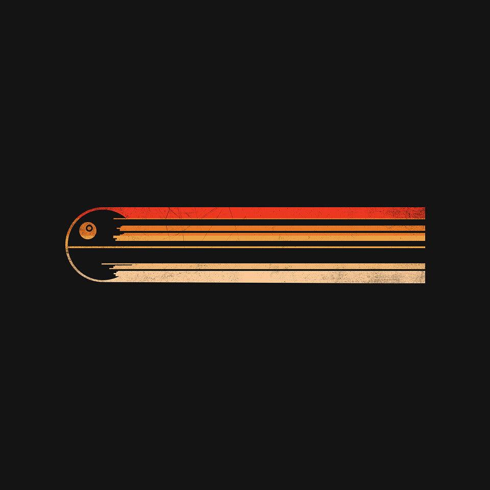 TeeFury: Retro Stripes Of The Death Star