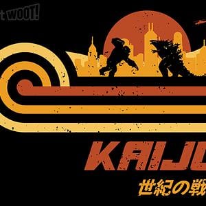 Graphic for Retro Vintage Kaiju Battle