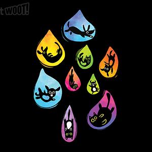 Graphic for Cat and Dog Raindrops