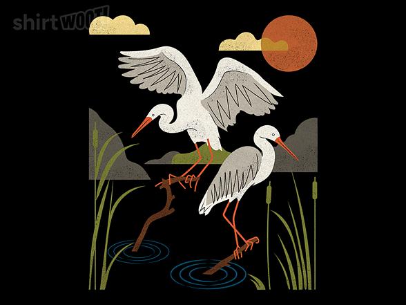 Woot!: Herons Resting on the Lagoon
