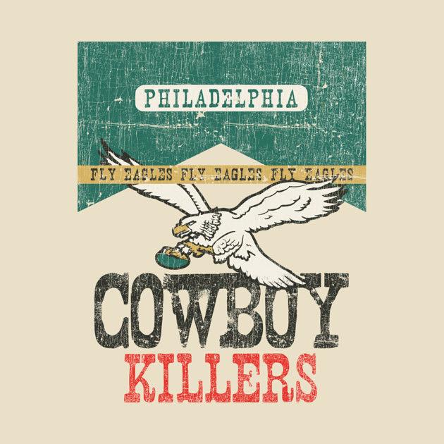 TeePublic: Vintage Philadelphia Eagles Cowboy Killers Retro