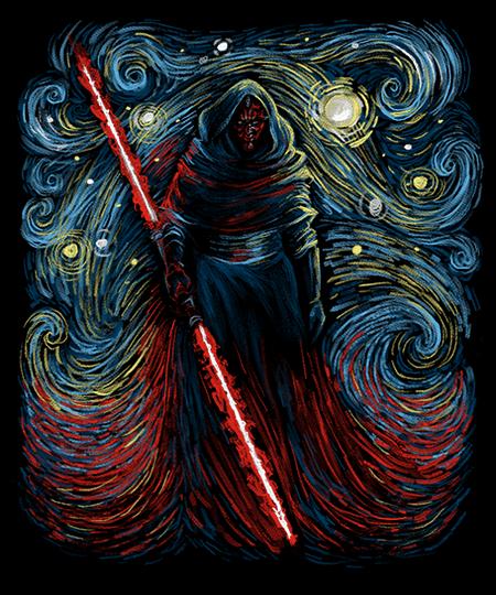 Qwertee: Starry Shadow Lord