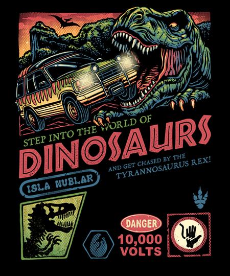 Qwertee: The World of Dinosaurs
