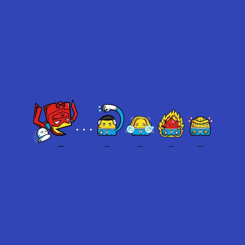 TeeFury: Pac-Tastic Four