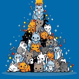 Graphic for Christmas Kittens Tree