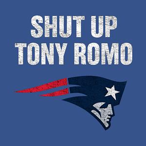 Graphic for shut up tony romo patriots football