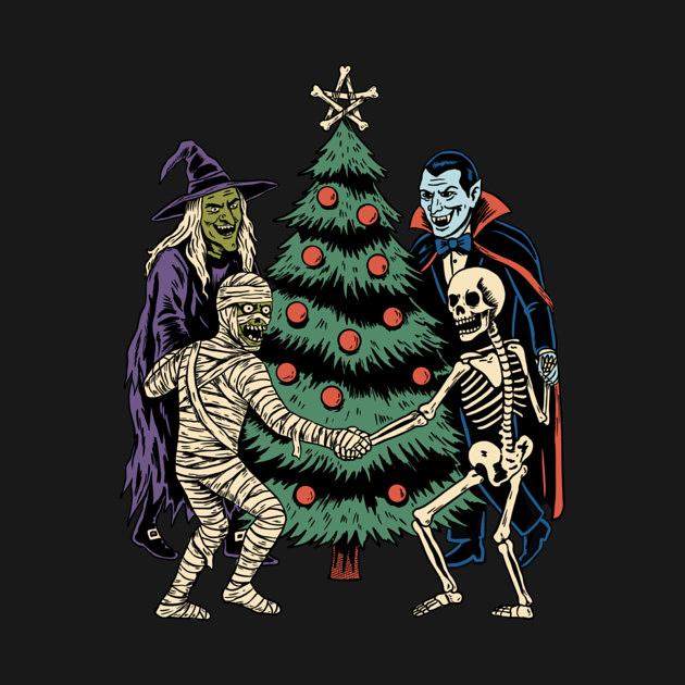 TeePublic: Monsters Christmas