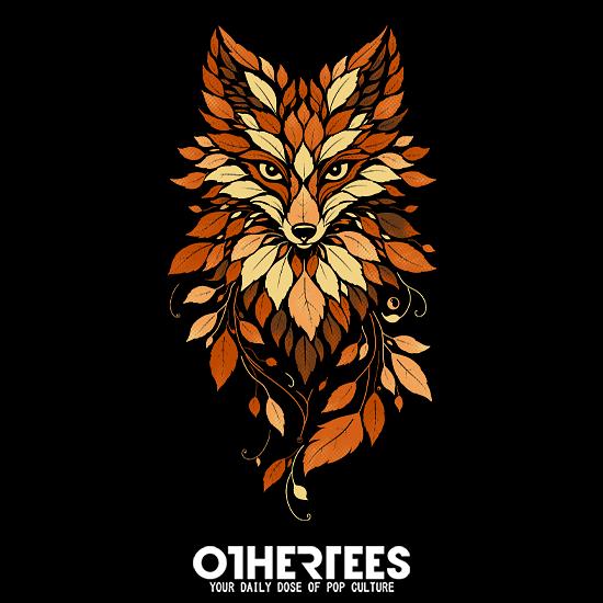 OtherTees: Leafy fox t-shirt.