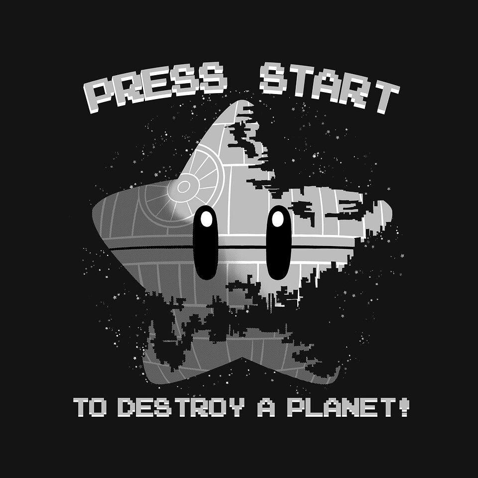 TeeFury: Press Start To Destroy
