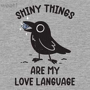 Graphic for Crows Love Shiny Things