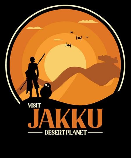 Qwertee: visit jakku