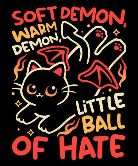Qwertee: Soft demon warm demon
