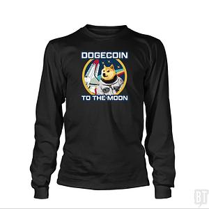Graphic for Dogecoin to the Moon Long Sleeve
