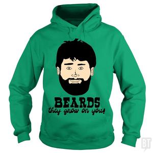 Graphic for Beards: They Grow On You! Hoodie