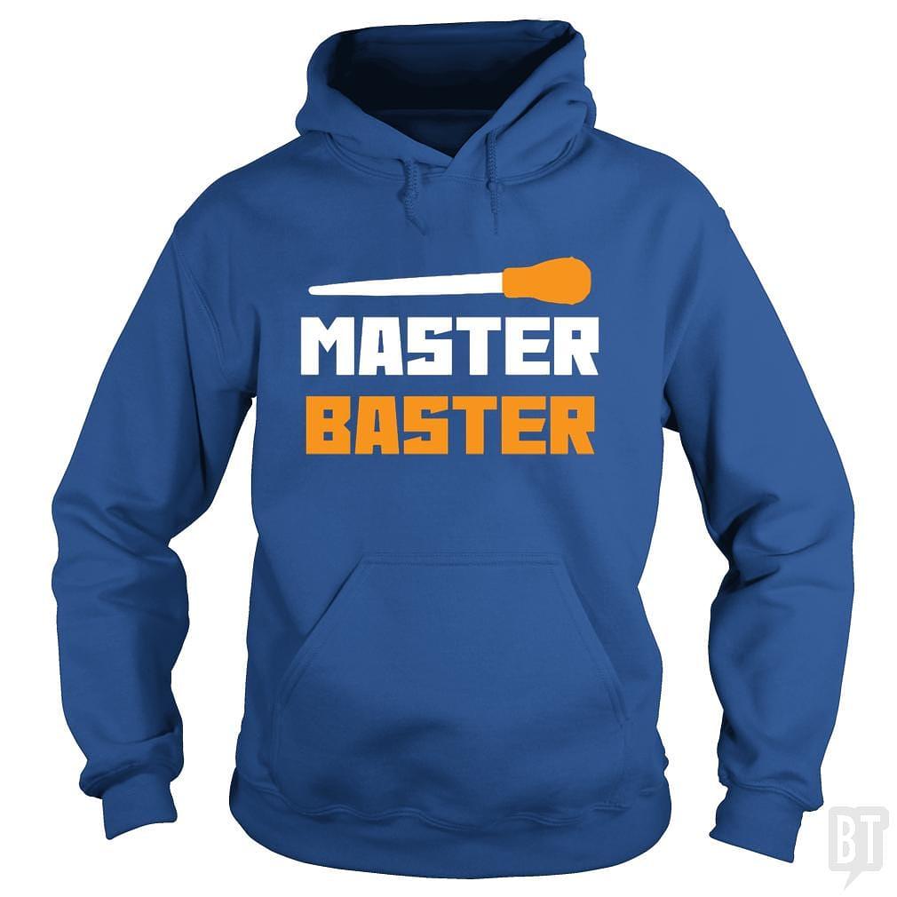 BustedTees: Mater Baster Funny Thanksgiving Hoodie