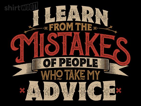 Woot!: I Learn from People's Mistakes