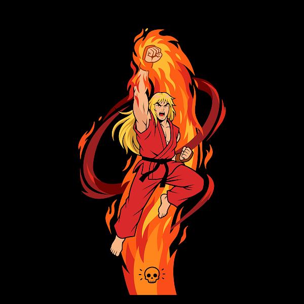 NeatoShop: Ken: Flaming Shoryuken