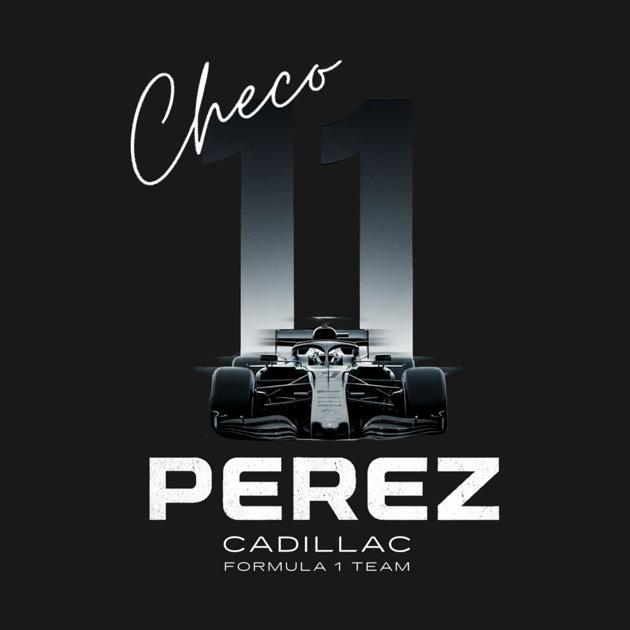 TeePublic: Checo Pérez Cadillac F1 Tribute