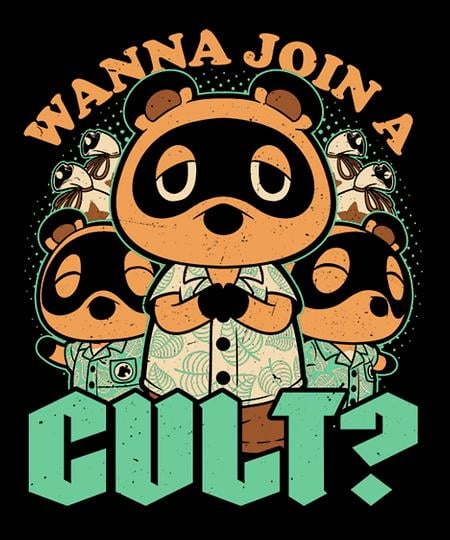 Qwertee: Raccoon Island Cult