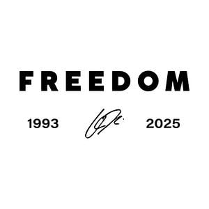 Graphic for Freedom Charlie-Kirk Signature 1993-2025