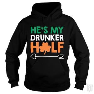 Graphic for He's My Drunker Half Hoodie