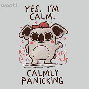 Graphic for Calmly Panicking