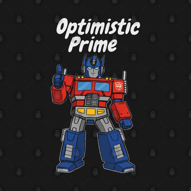 TeePublic: Elon Musk Optimistic Prime
