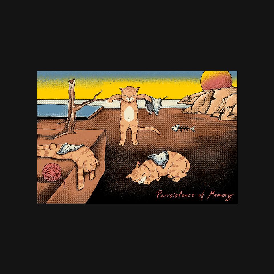 TeeFury: Purrsistence Of Memory