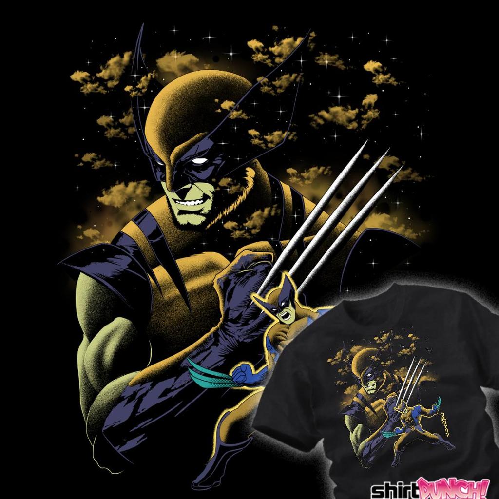 ShirtPunch: Clawed Berserker Nightsky Lineart