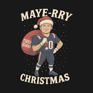Graphic for Drake Maye New England Christmas