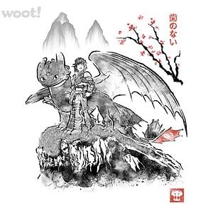 Graphic for Toothless Sumi-E