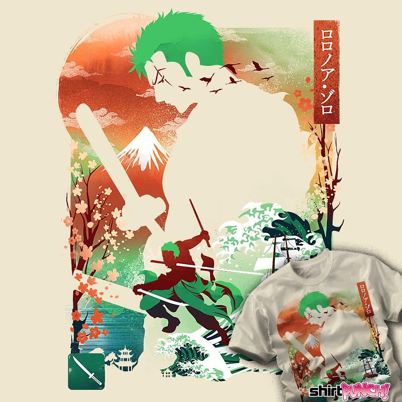 ShirtPunch: Zoro Ukiyo-e