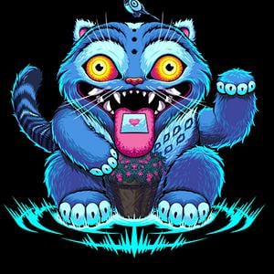 Graphic for Derpy Blue Tiger