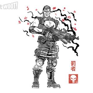 Graphic for Skull Vigilante Sumi-E