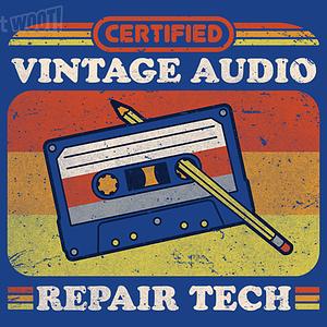 Graphic for Vintage Audio Repair Tech