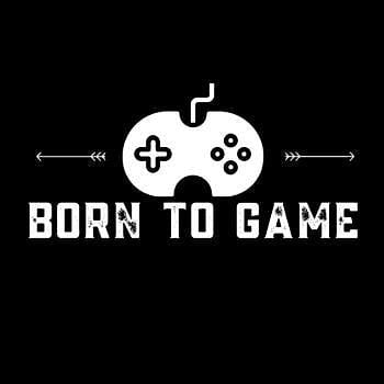 BustedTees: Born To Game Baby Bodysuit