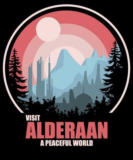 Qwertee: visit alderaan