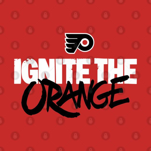 TeePublic: Philadelphia Flyers Hockey ignite the orange