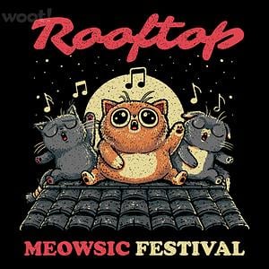 Graphic for Rooftop Meowsic Festival