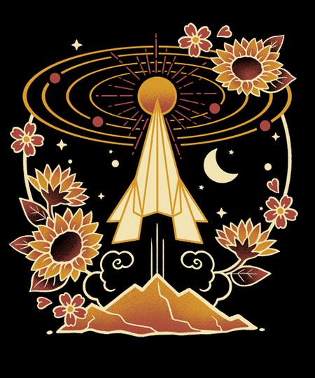 Qwertee: Origami rocket