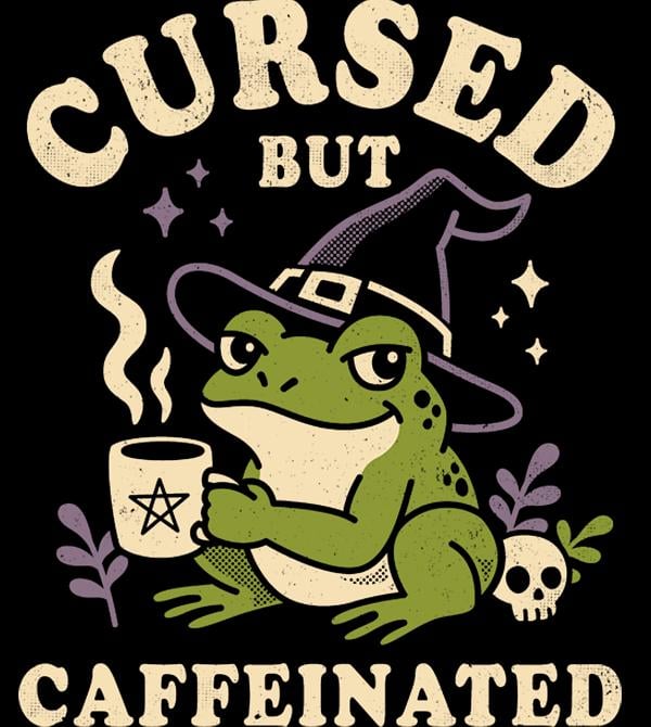 teeVillain: Cursed but Caffeinated